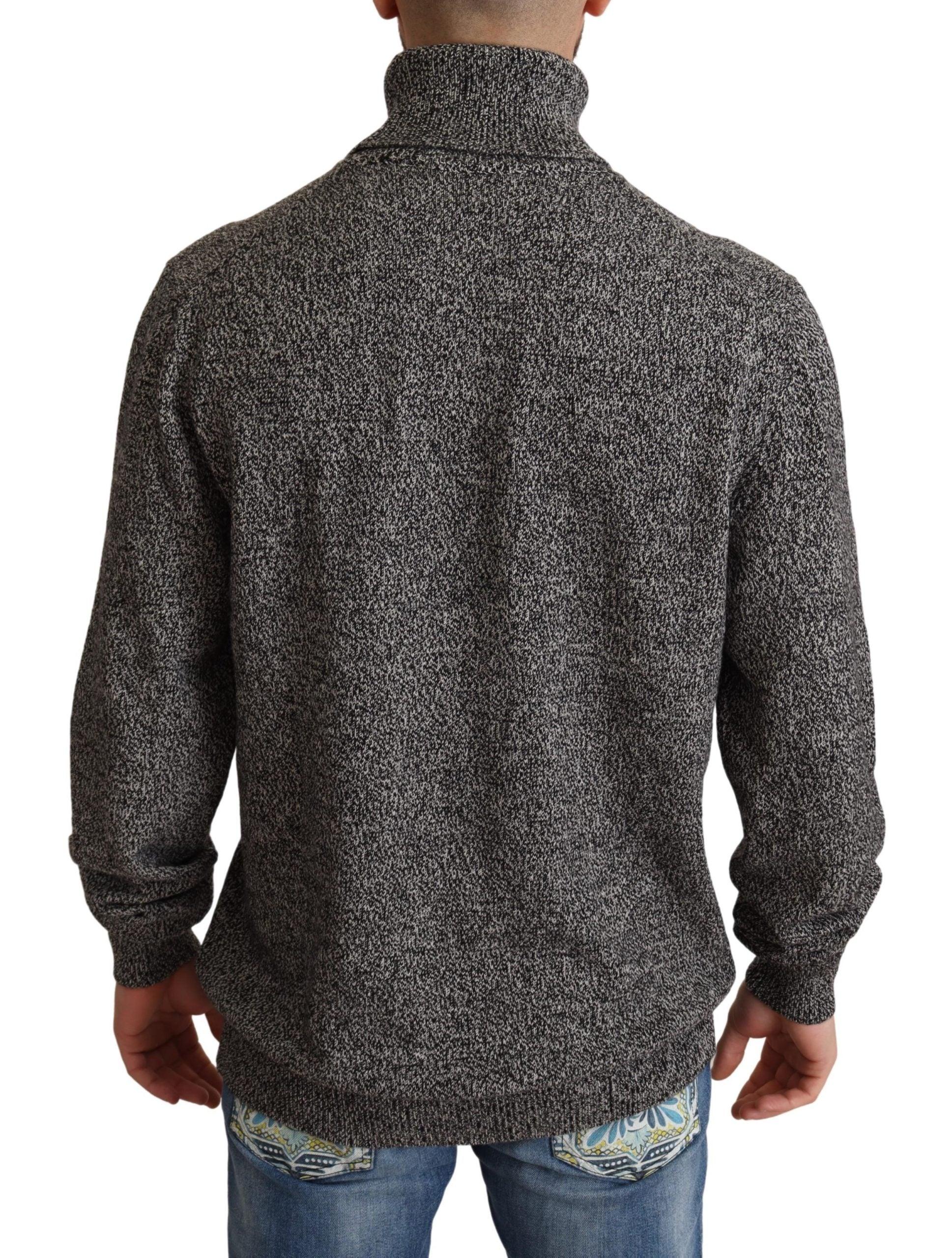 Save 17% Dolce & Gabbana Turtle Neck Cashmere Pullover Sweater in Grey for Men Mens Sweaters and knitwear Dolce & Gabbana Sweaters and knitwear 