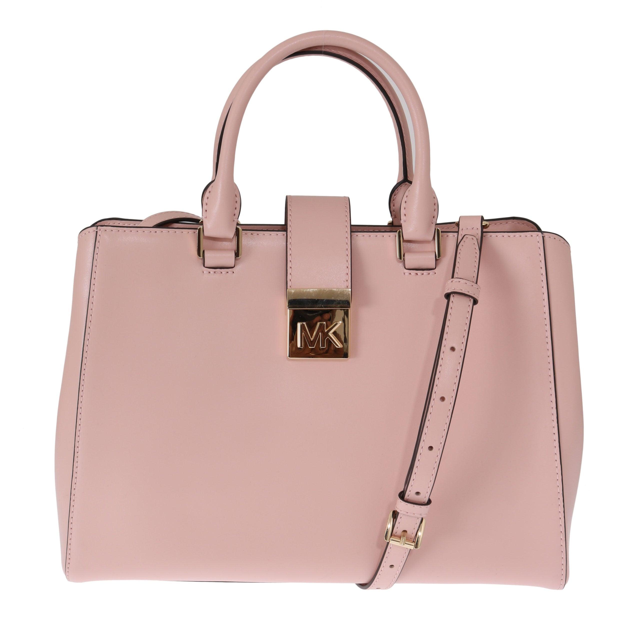 Michael Kors Mindy Leather Shoulder Bag in Pink Lyst
