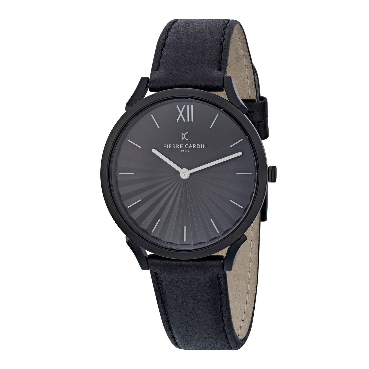Pierre Cardin Leather Watches in Black (Gray) for Men - Save 26% | Lyst