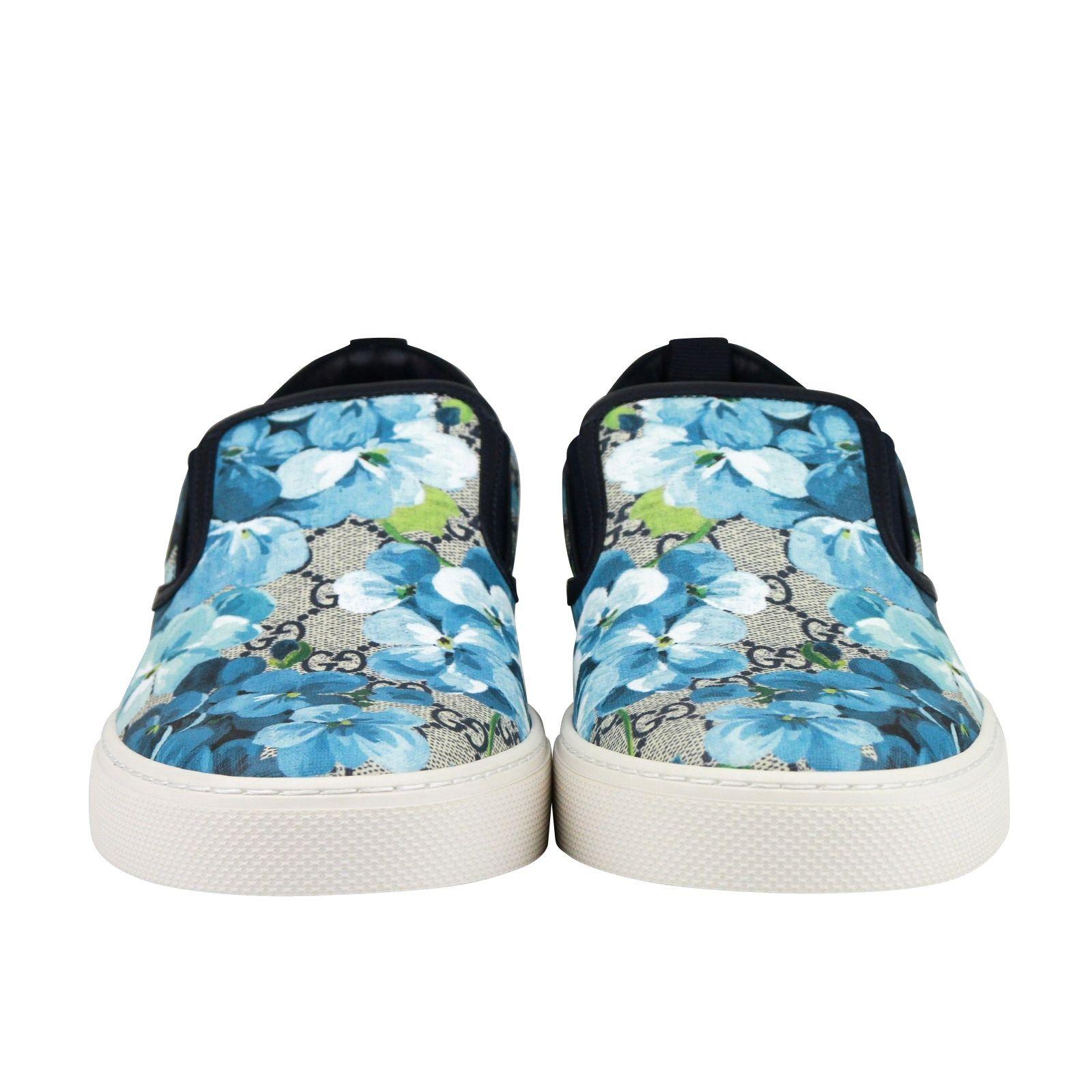 Gucci floral cheap canvas shoes