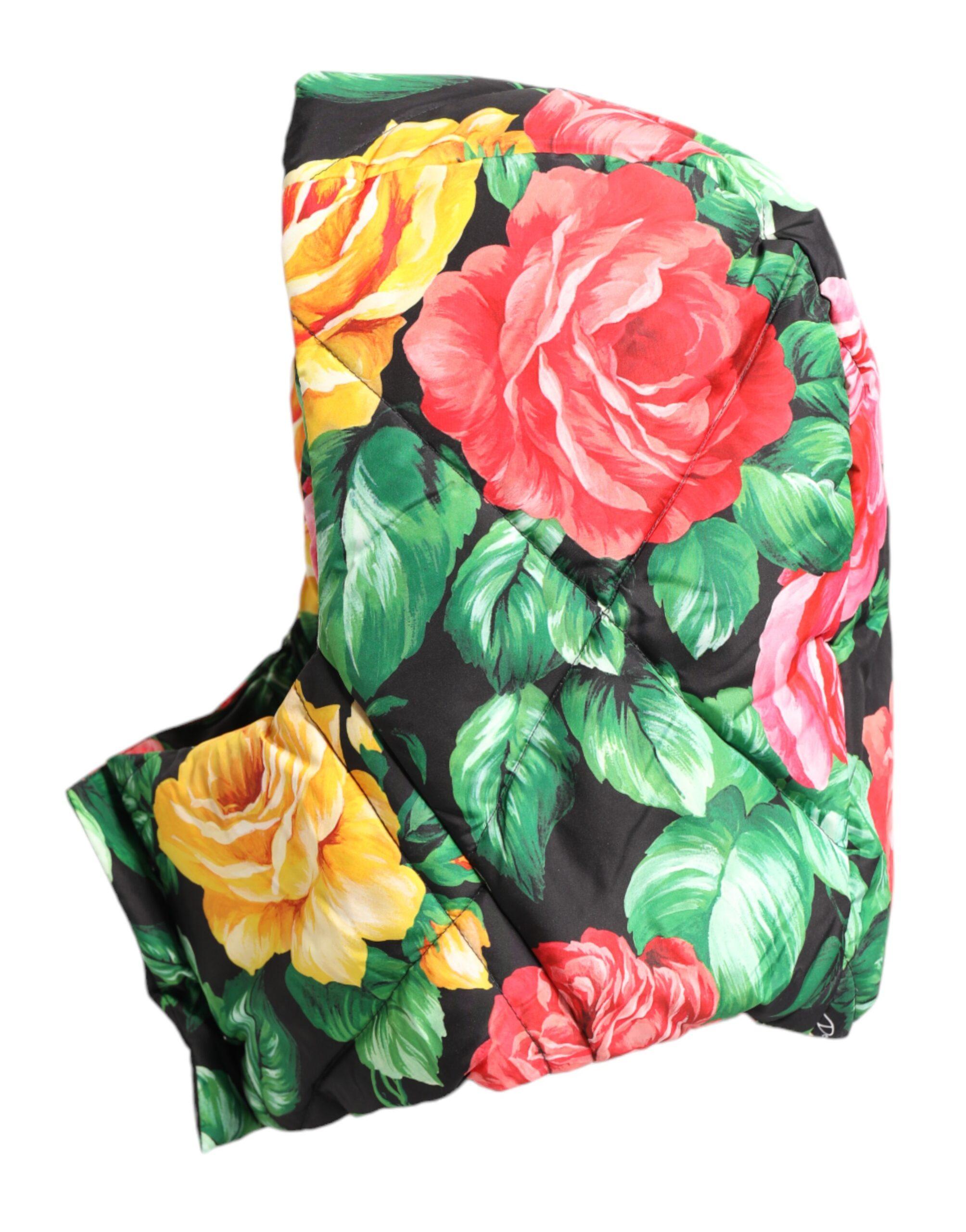 Dolce & Gabbana Hat Multicolor Floral Whole Head Wrap Hat DOLCE & GABBANA Hat Multicolor Floral Whole Head Wrap  main image 2
