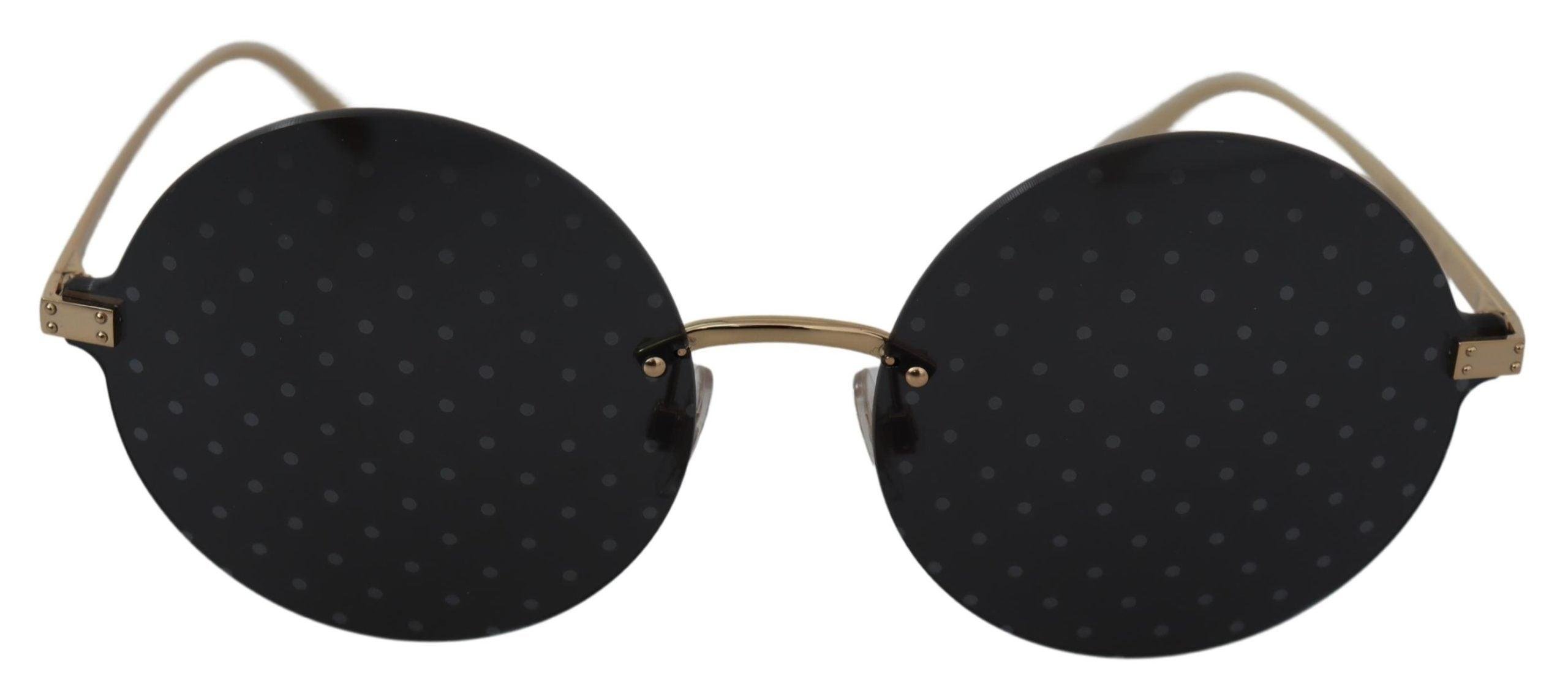 Dolce & Gabbana Dotted Lens Eyewear Dg2228 Sunglasses in Black - Save 37% |  Lyst
