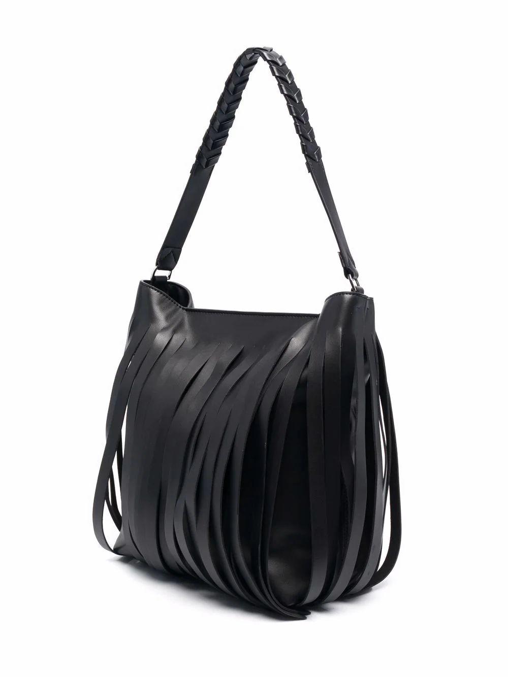 Karl Lagerfeld Cotton Polyurethane Shoulder Bag in Black - Save 22% | Lyst