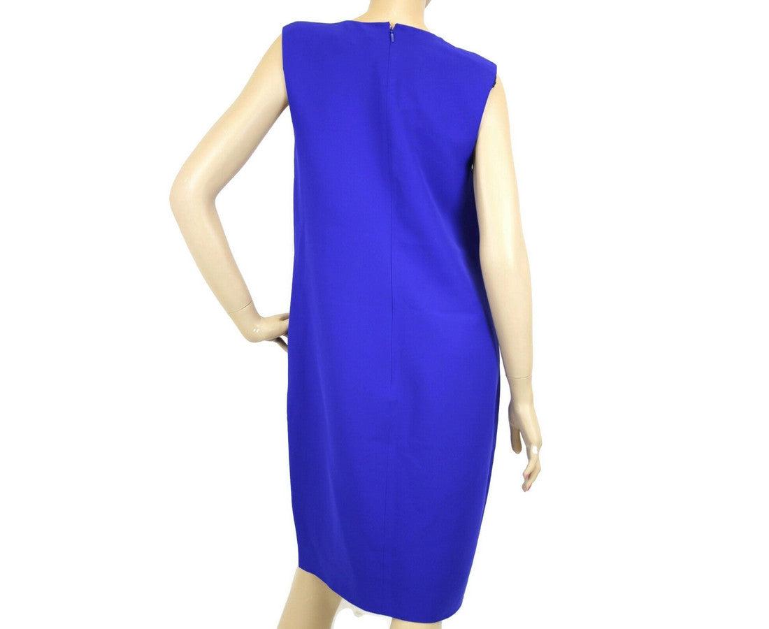 Gucci Silk Sleeveless Dress 325070 Zy607 in Blue | Lyst