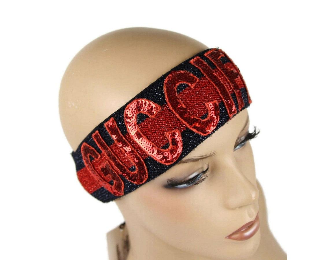 Gucci Sequin Patches "fication" Headband M / 57 499679 4174 in Red | Lyst