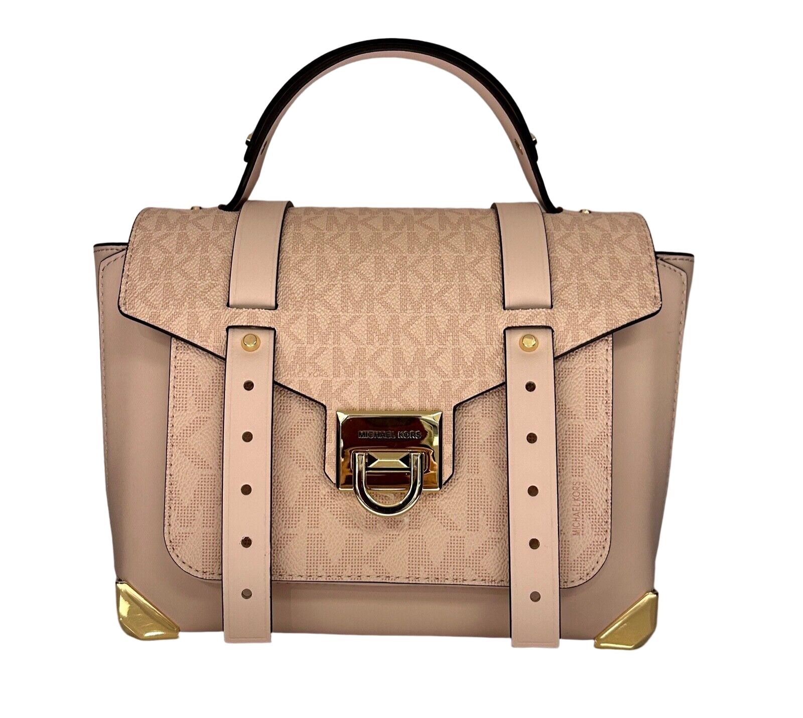 Michael Kors Manhattan Th School Leather Satchel Bag in Brown Lyst