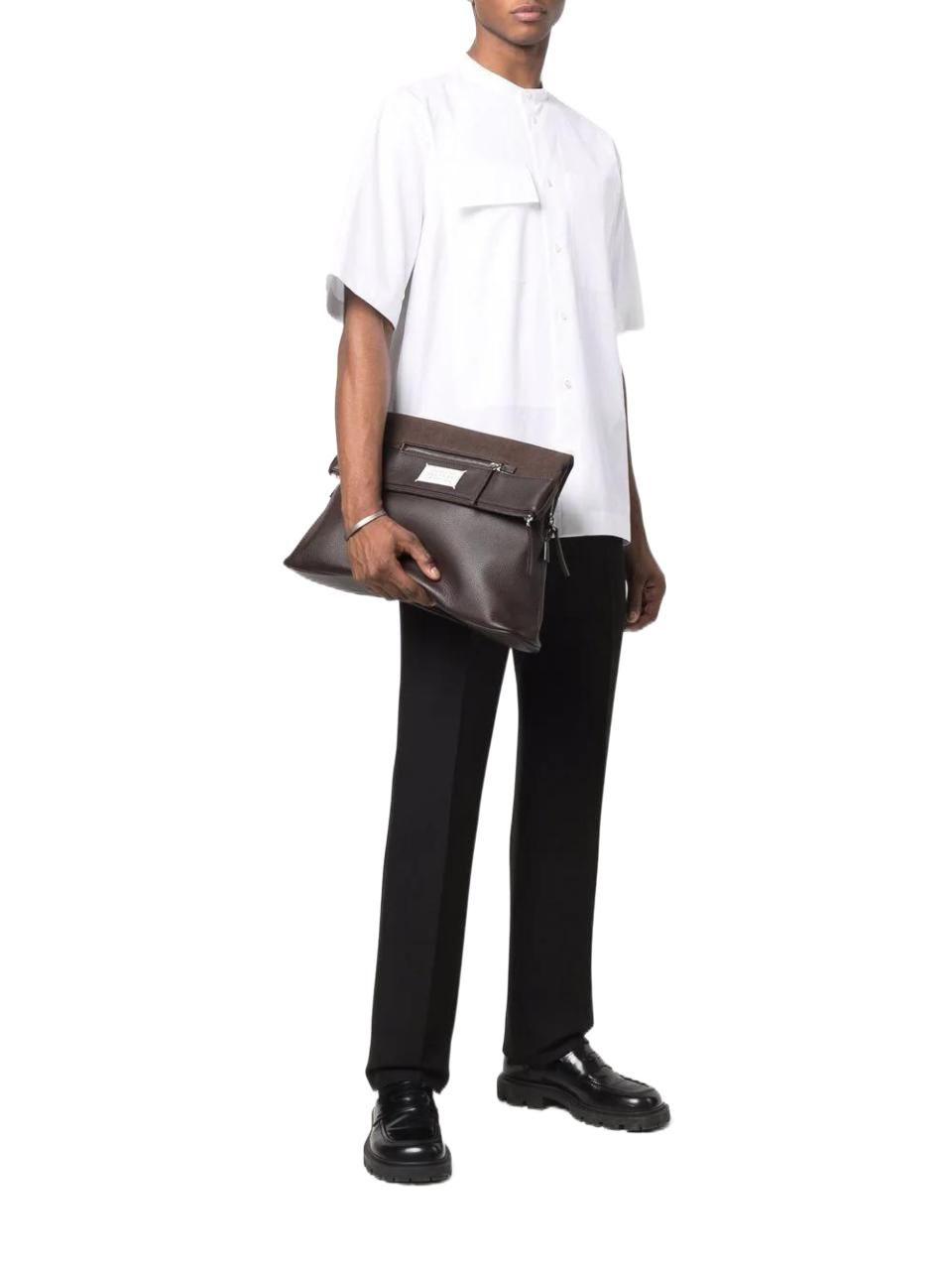Maison Margiela Leather Briefcase in 