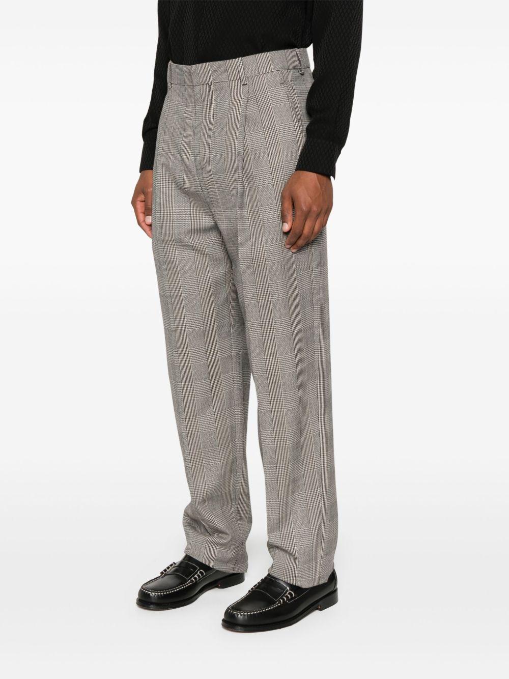 Saint Laurent Wool Trousers in Gray for Men | Lyst