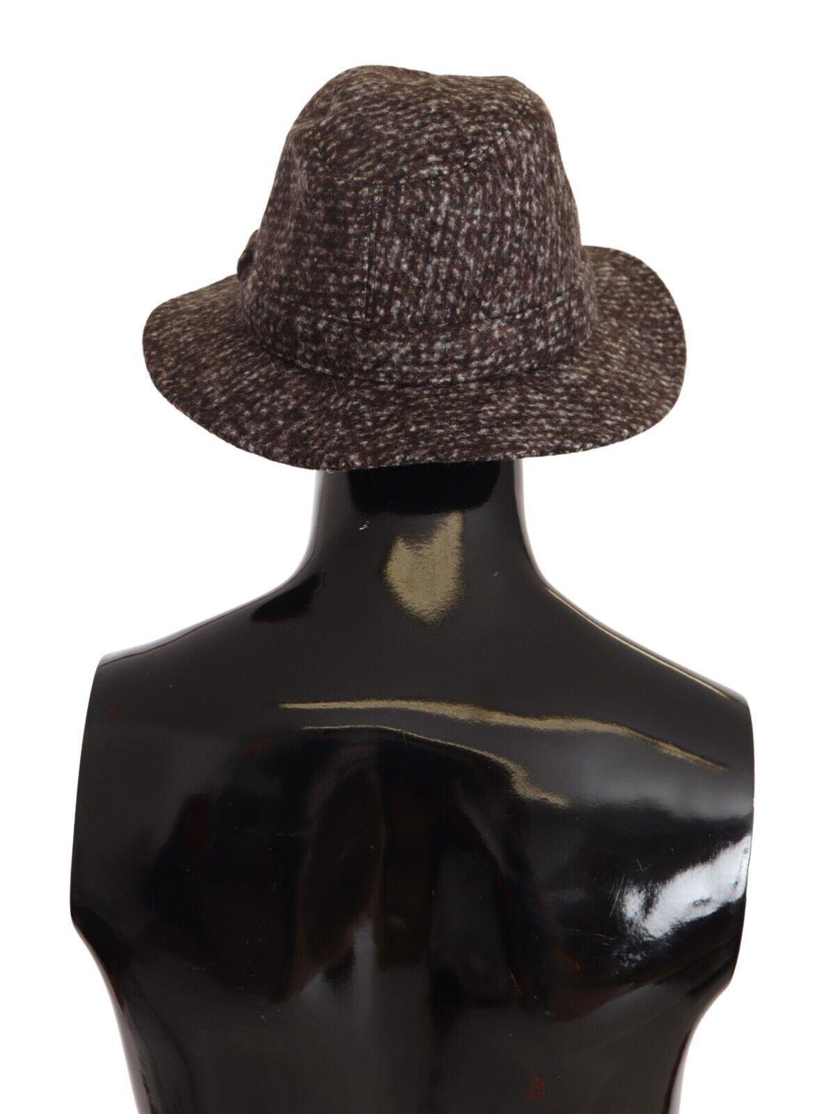 Dolce & Gabbana Elegant Tweed Wide Brim Hat in Black | Lyst display picture 1