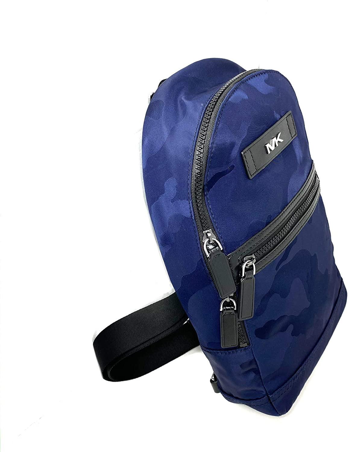 Michael Kors Synthetic Kent Camo Print Nylon Slingpack Backpack in Blue for Men Save 19% Mens Bags Backpacks 