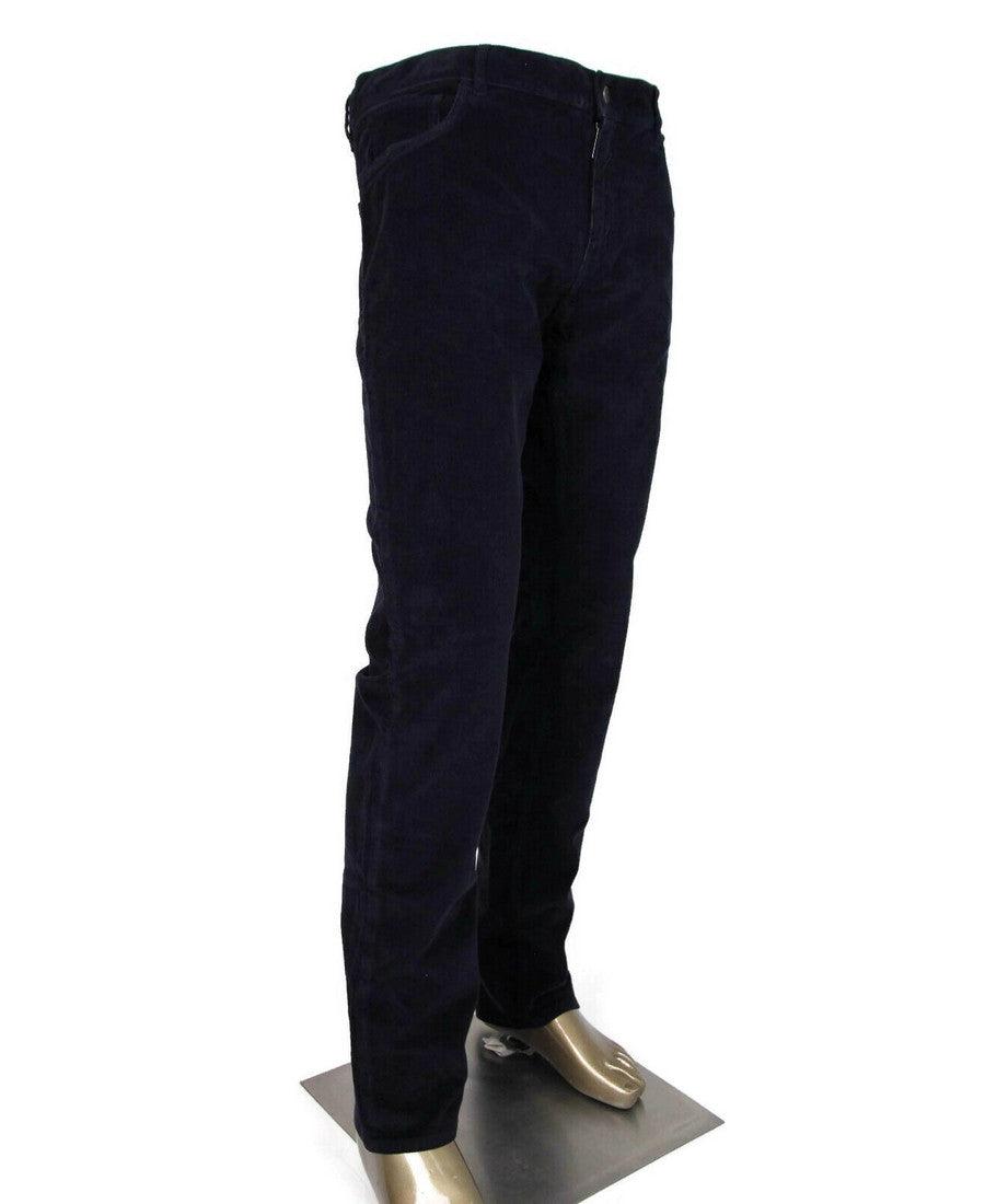 Prada Navy Corduroy Straigth Pants 