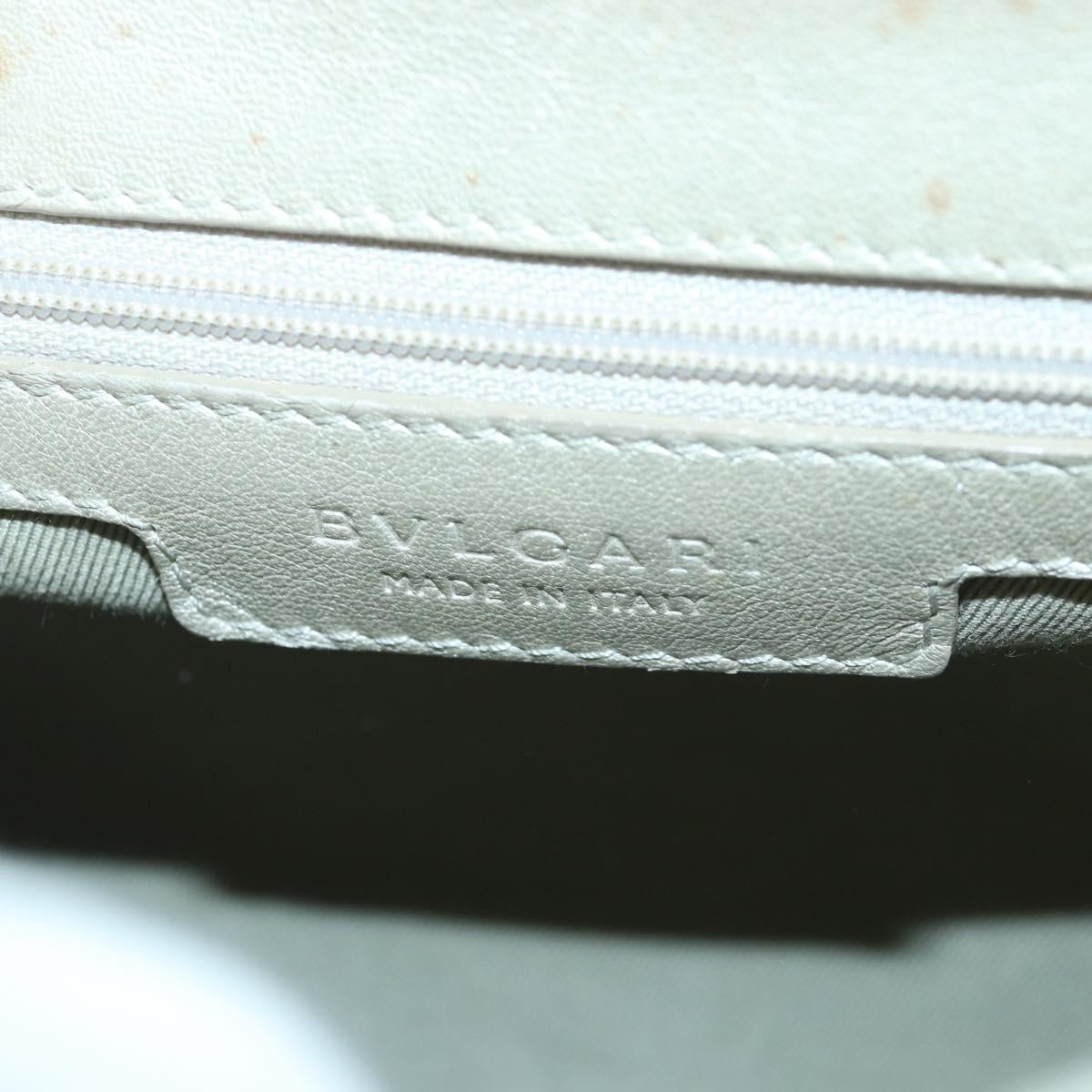 BVLGARI Chandra Leather Shoulder Bag Pre Owned in Natural Lyst