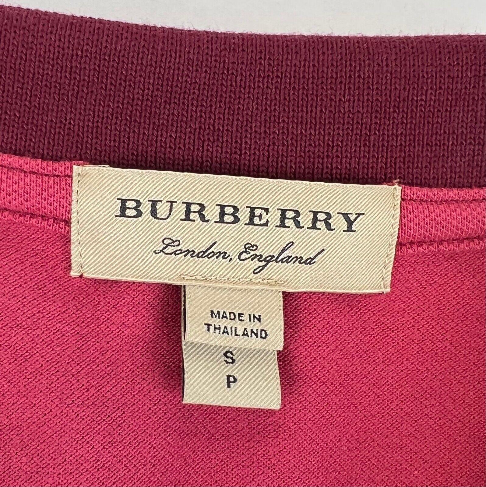 Burberry Peony Rose Cotton Checkered Polo Shirt S 80041188 | Lyst