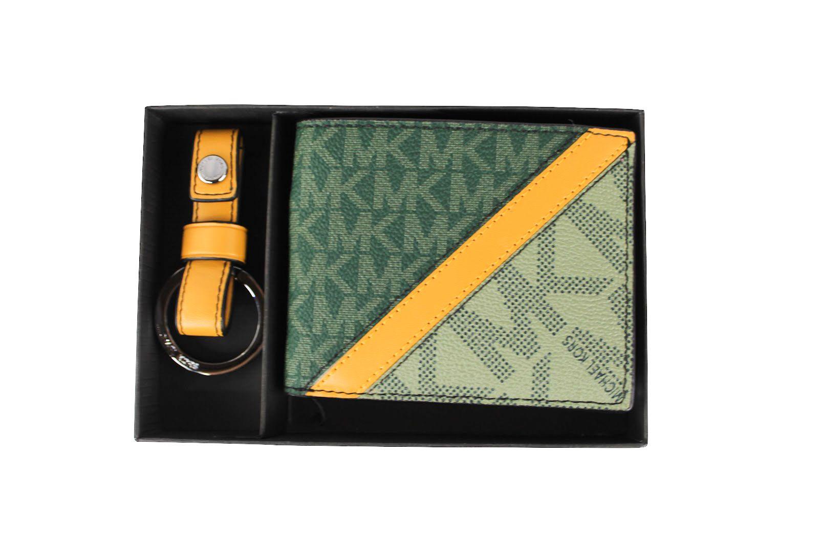 Kors Gifting Slim Signature Bifold With Key Fob Set (/marigold) in | Lyst