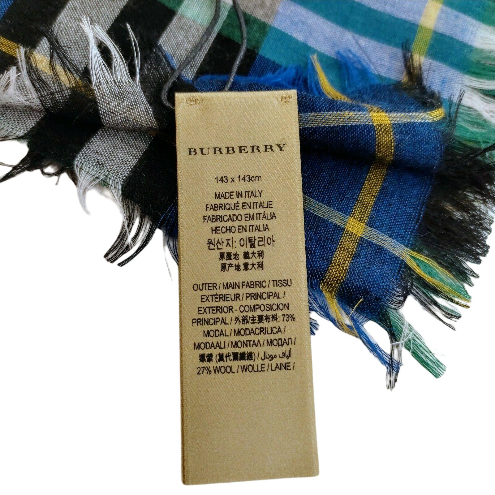 Burberry Canyan Castleford Check Light Weight Large Scarf Shawl 40609911 in  Blue | Lyst