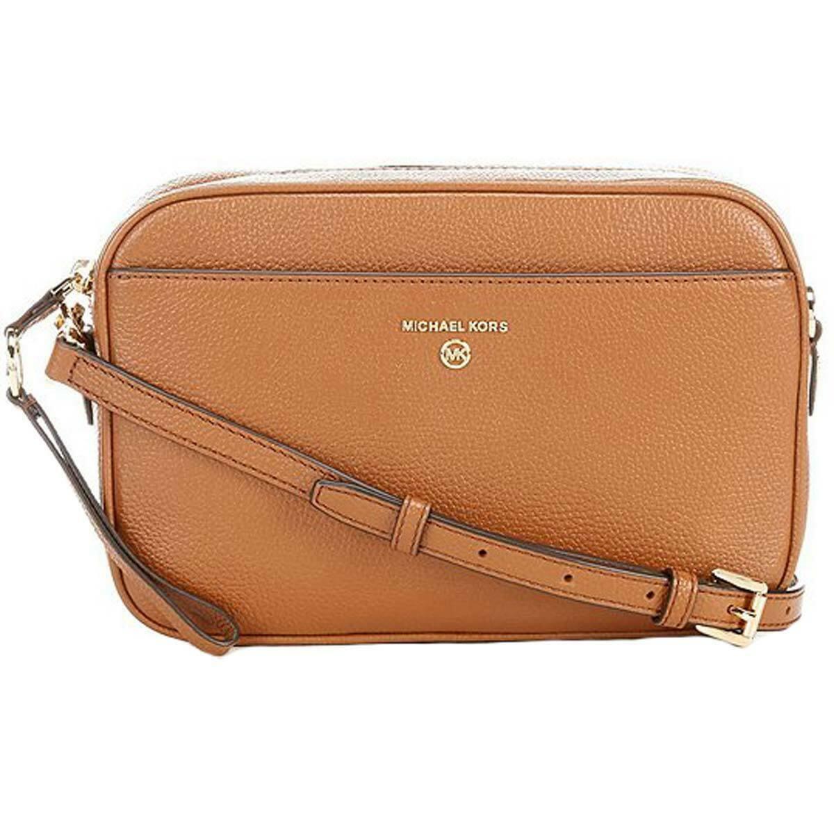 Michael Kors Jet Set Charm Large East West Camera Crossbody Leather Bag