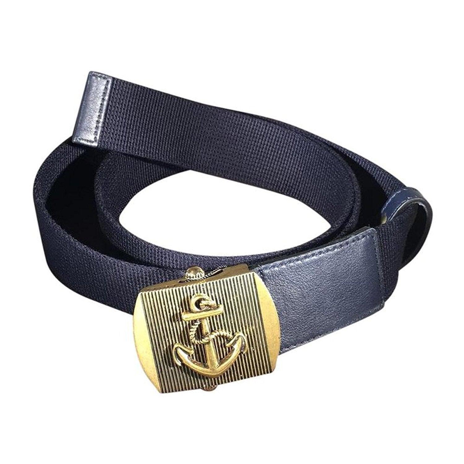 Gucci Fabric Brass Anchor Buckle Belt in Blue for Men - Save 18 