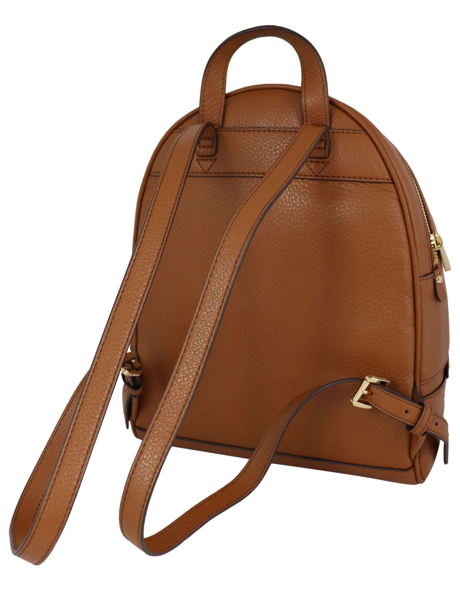 Michael Kors Leather Backpack in Brown | Lyst