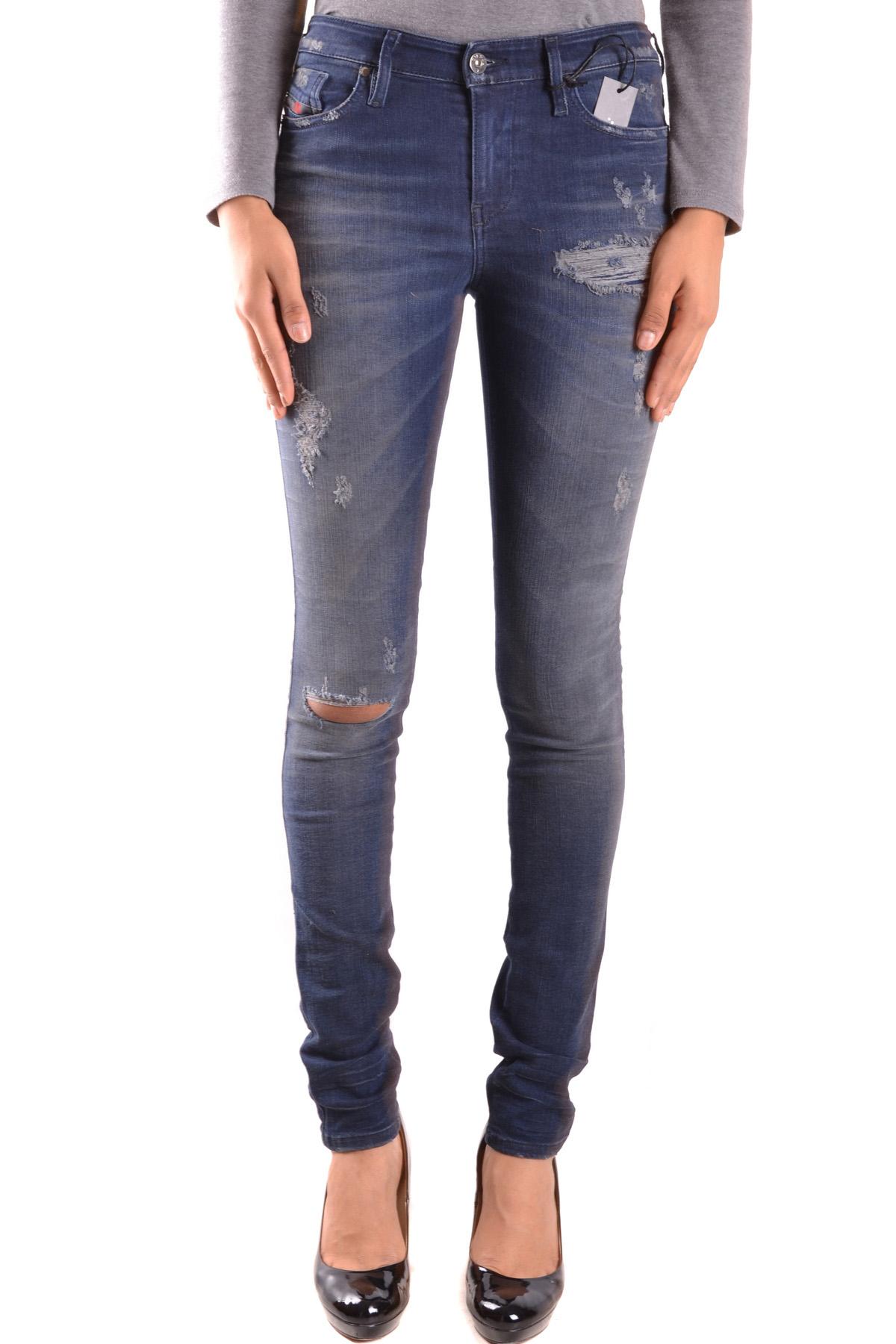 DIESEL Women's Mcbi326033o Blue Cotton Jeans - Lyst