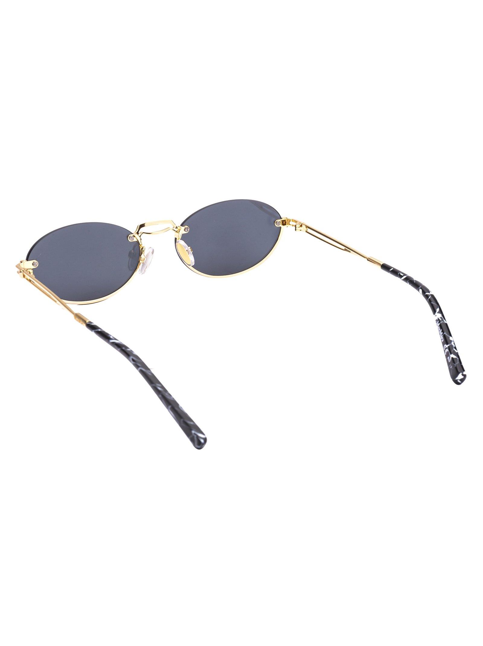 Max Mara Bridge Ii Sunglasses in Gold (Blue) - Lyst