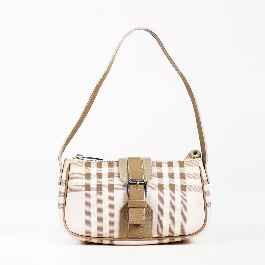 burberry pink nova check bag