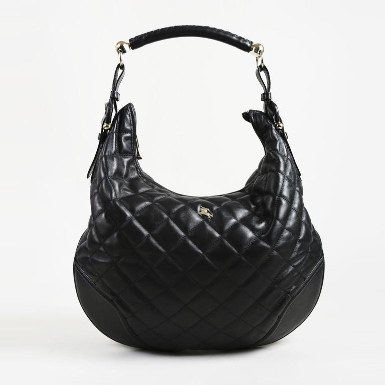 burberry leather hobo bag
