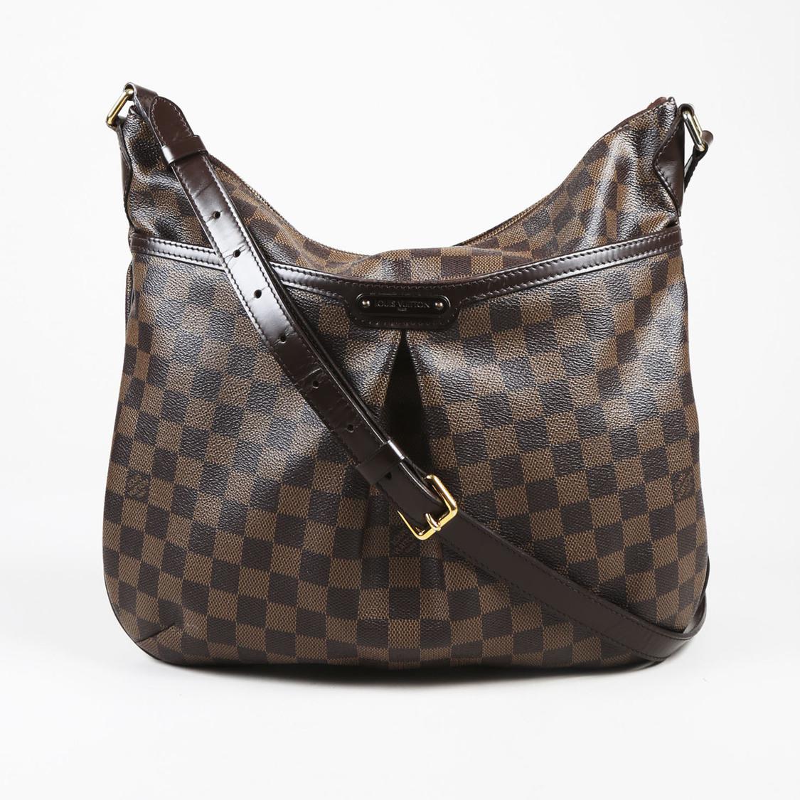 Louis Vuitton Brown Damier Ebene Canvas & Leather &quot;bloomsbury&quot; Pm Shoulder Bag - Lyst