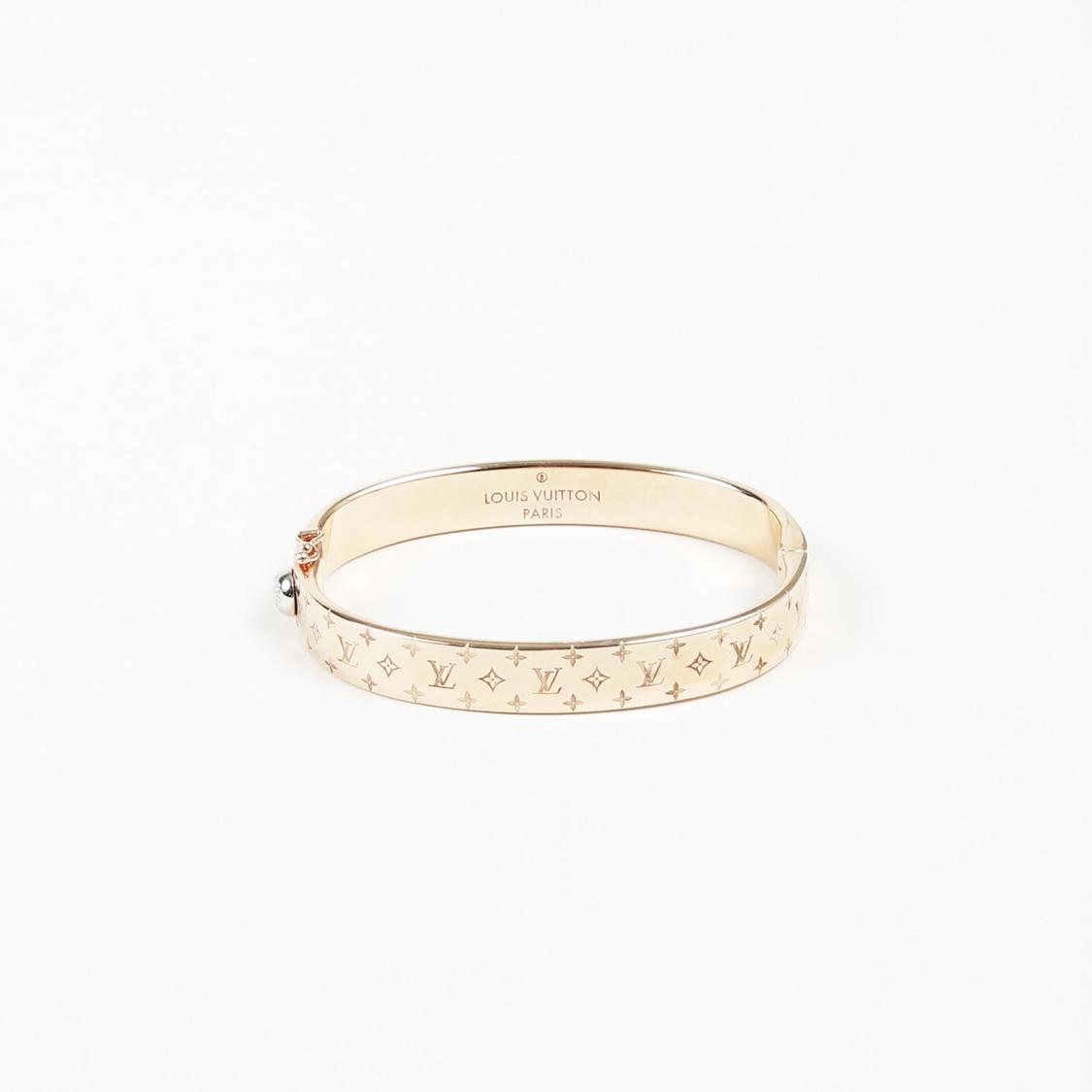 Louis Vuitton &quot;nanogram Cuff&quot; Bracelet in Gold (Metallic) - Lyst