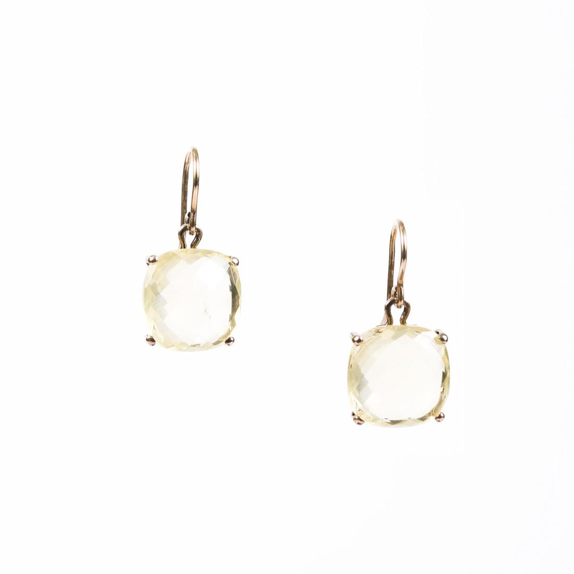 Bottega Veneta Crystal Drop Earrings in Silver (Metallic) - Lyst