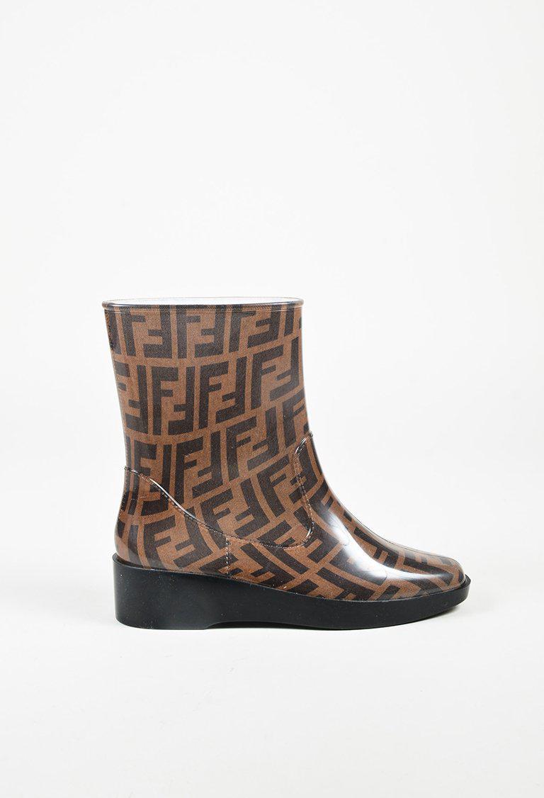 fendi zucca boots