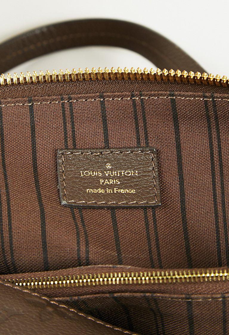 Louis Vuitton Brown Embossed Leather Paris Souple Wish Shoulder Bag, Lot  #64571