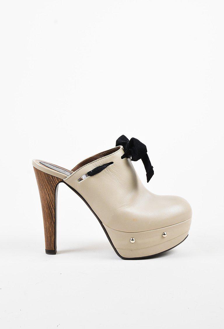 wooden clogs high heels