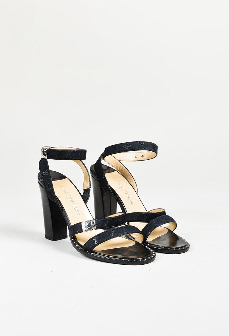 louis vuitton lace up heels