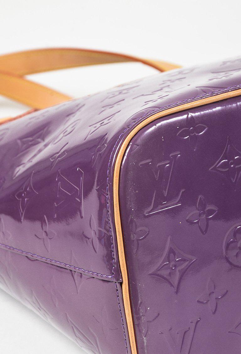 Louis Vuitton Purple Duffle Bag With