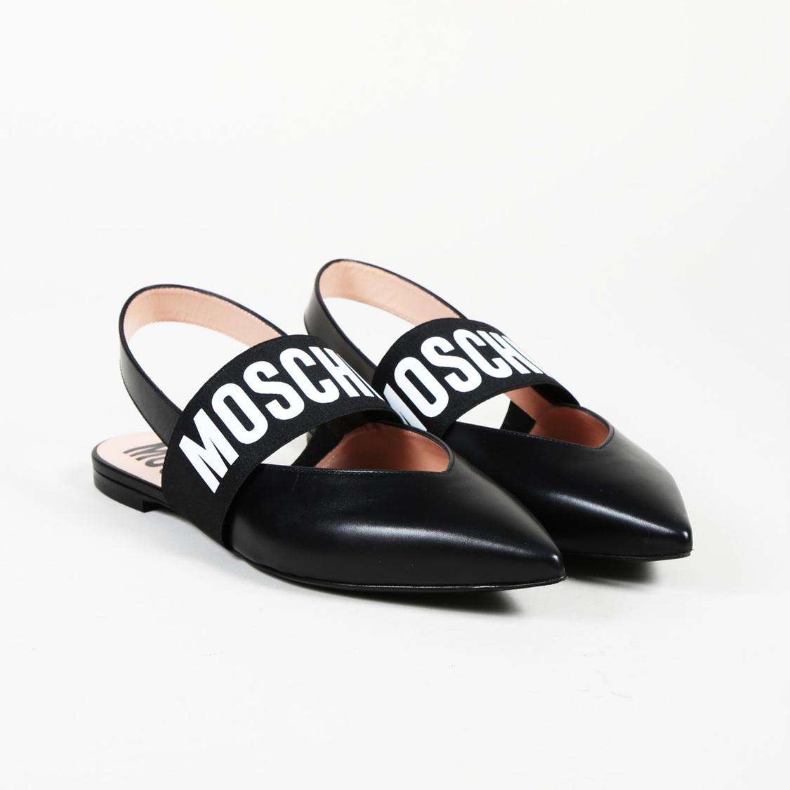 Moschino Couture Leather Pointed 