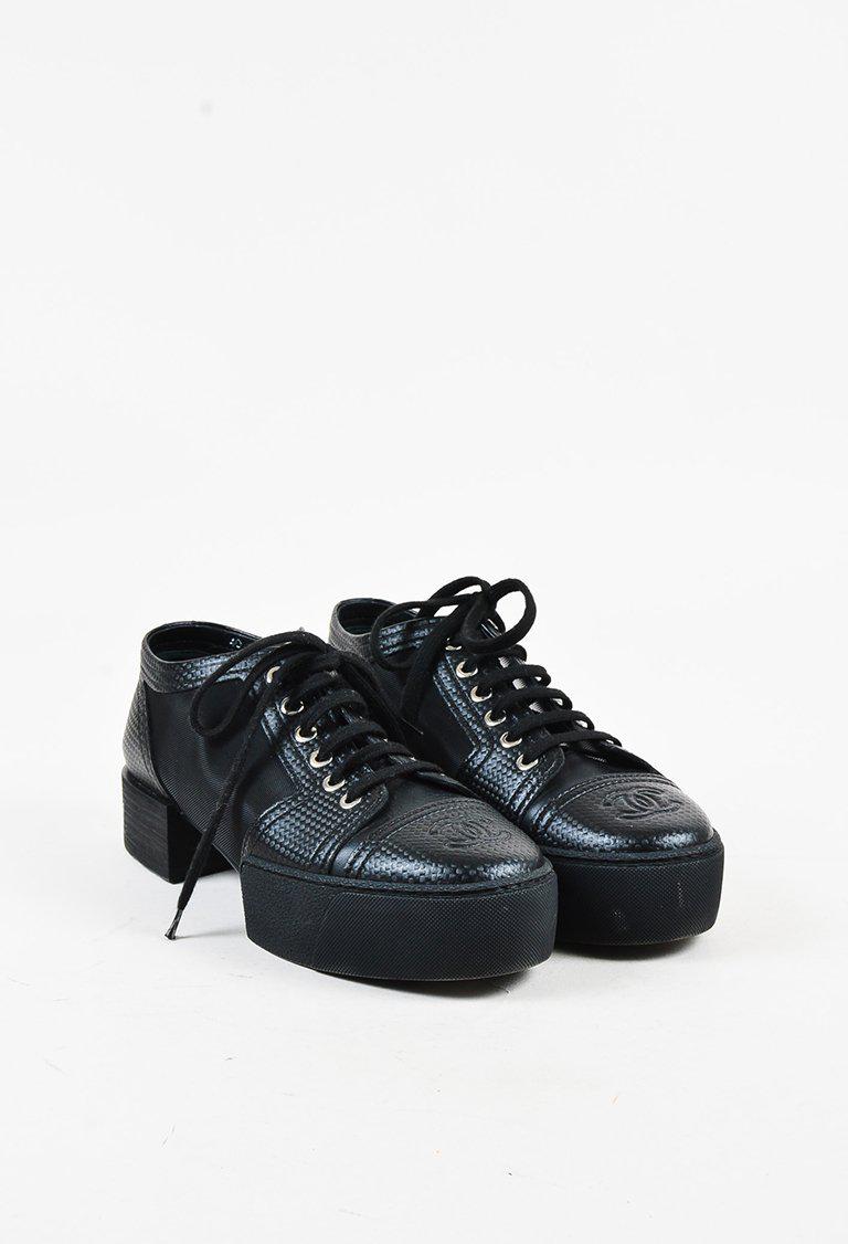 chanel platform shoes
