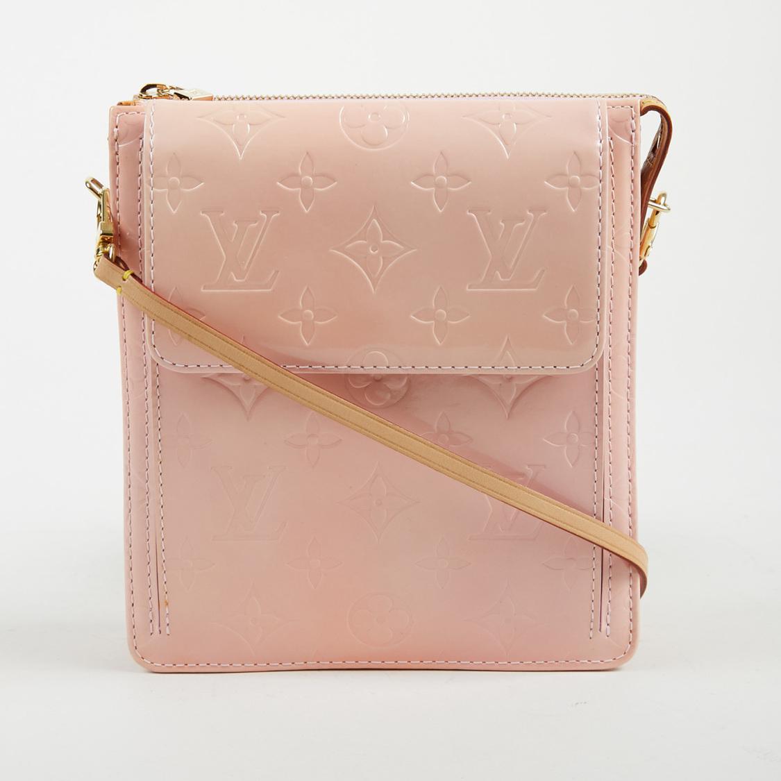 Louis Vuitton Leather &quot;rose&quot; Pink Monogram &quot;vernis&quot; Patent &quot;mott&quot; Shoulder Bag - Lyst