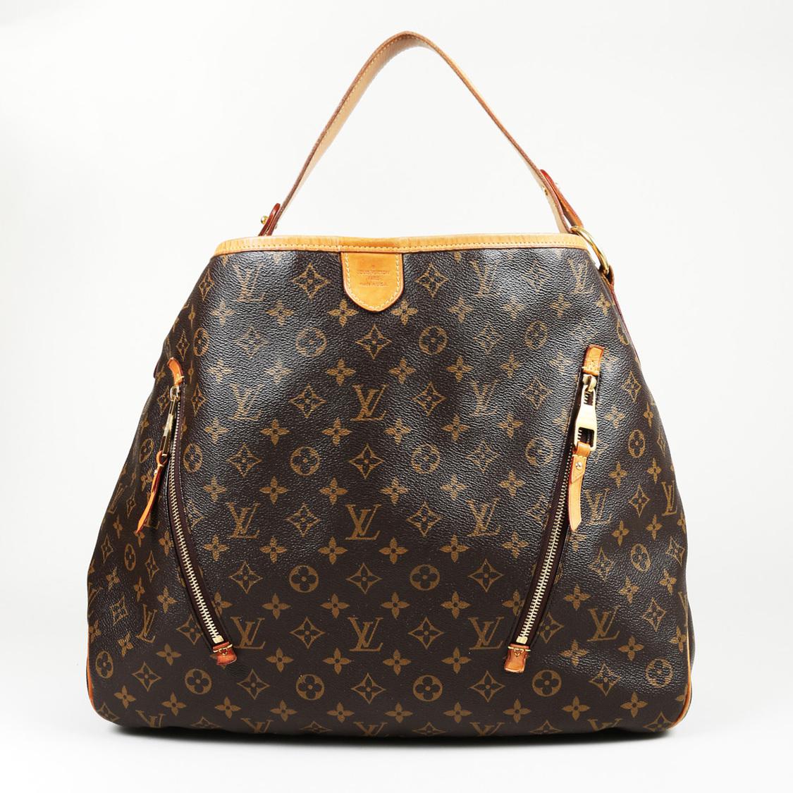 Lyst Louis Vuitton Delightful Gm Monogram Coated Canvas Bag In Brown View Fullscreen