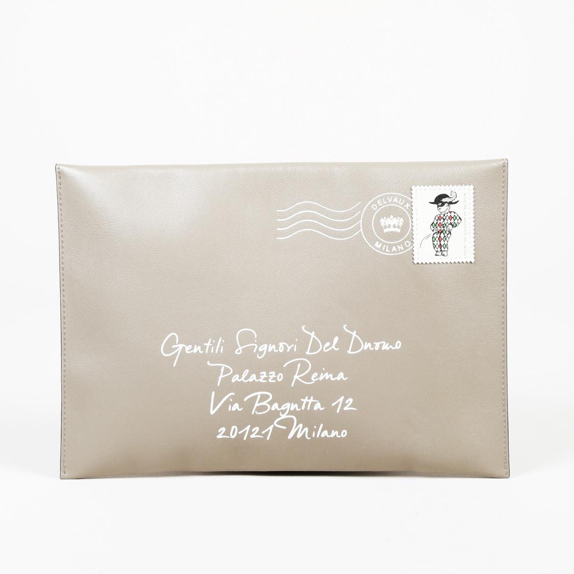 beige envelope clutch
