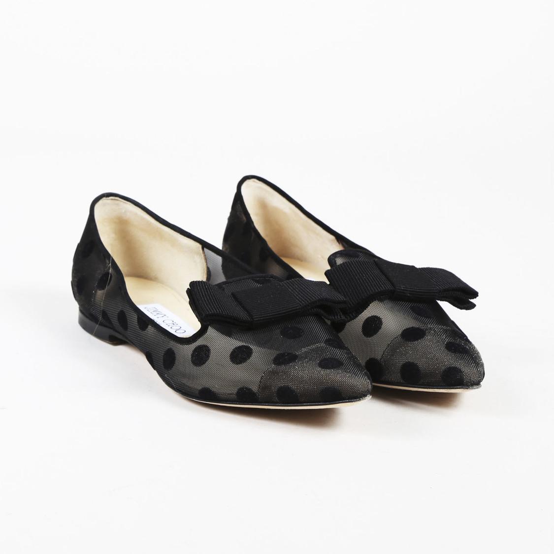 jimmy choo bow flats