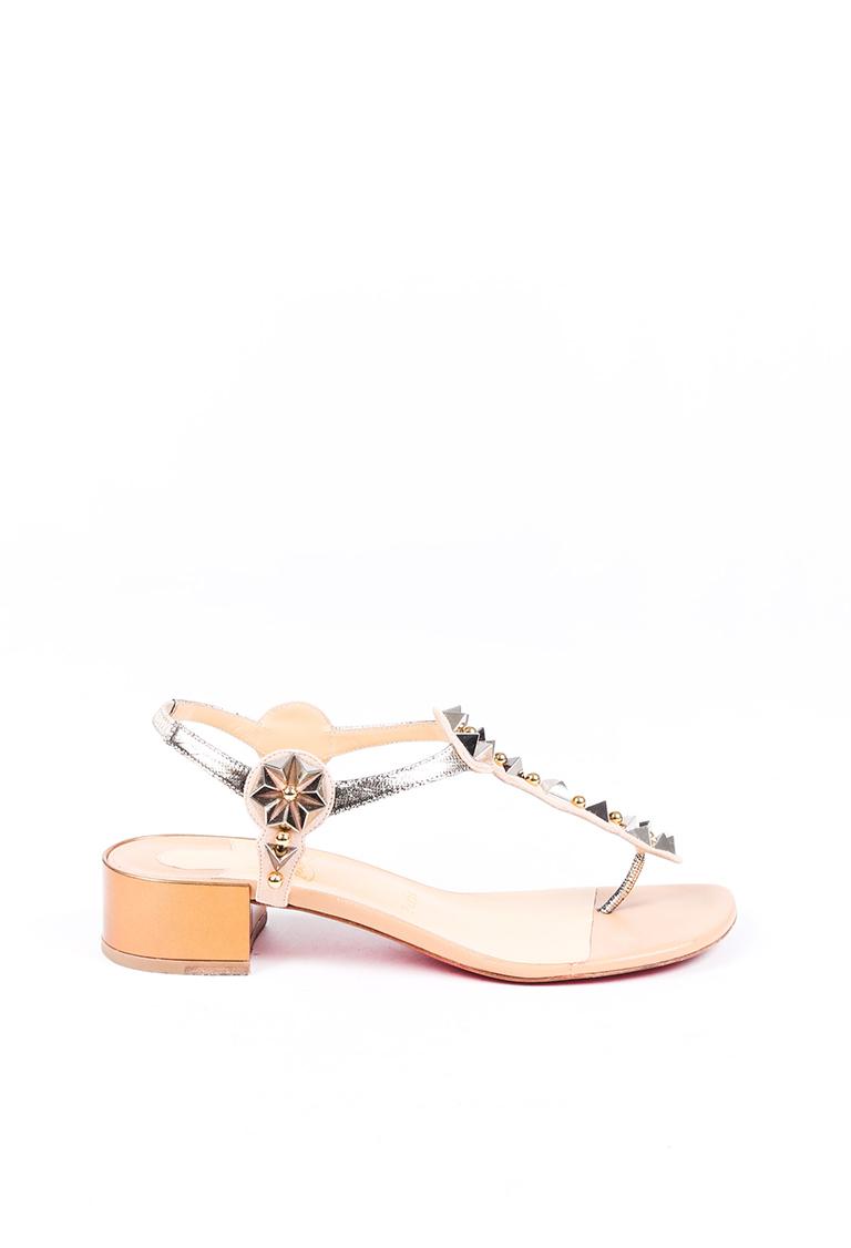 louboutin thong sandals