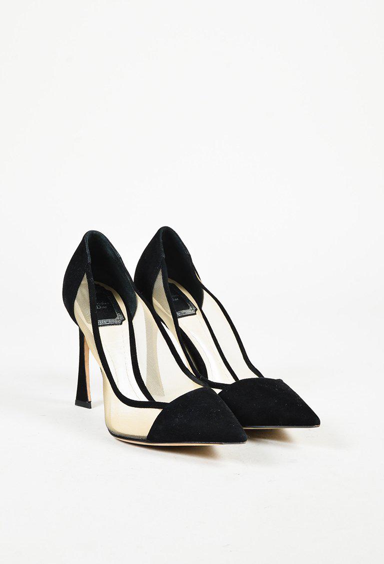 dior mesh heels