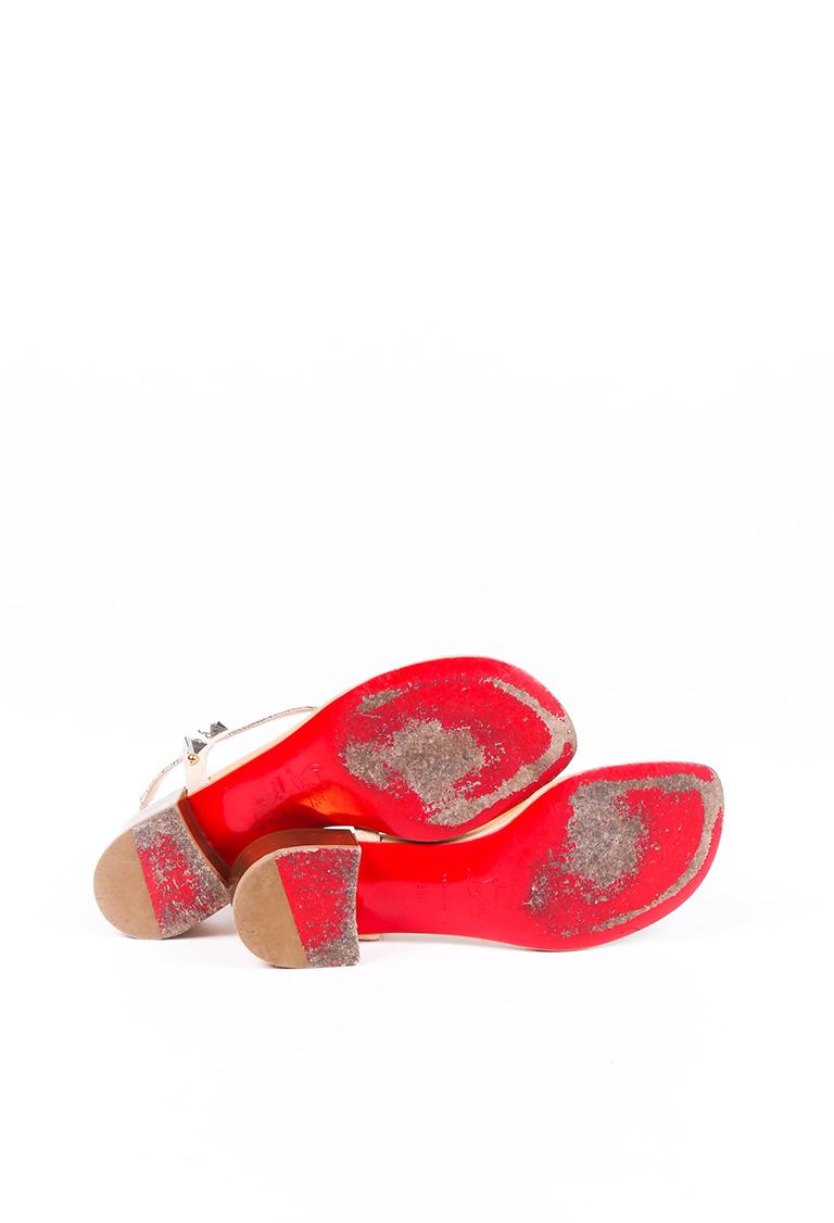 louboutin thong sandals