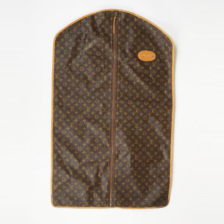 Lyst - Louis Vuitton The French Luggage Company Monogram Coated Canvas Garment Bag in Brown