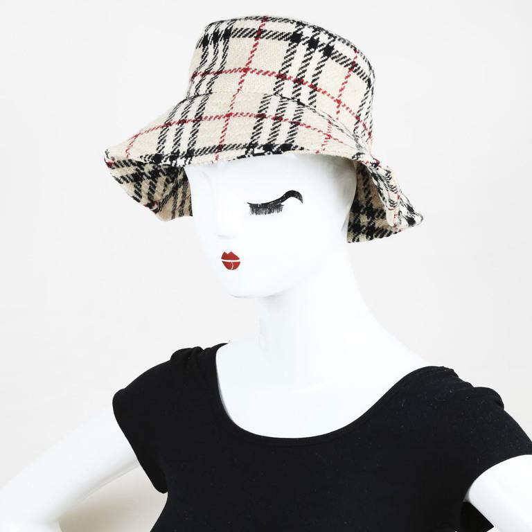 burberry wool bucket hat