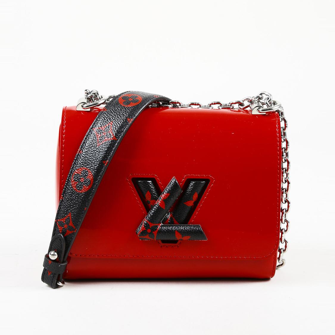 Louis Vuitton &quot;twist&quot; Monogram Patent Leather Crossbody Bag in Red - Lyst