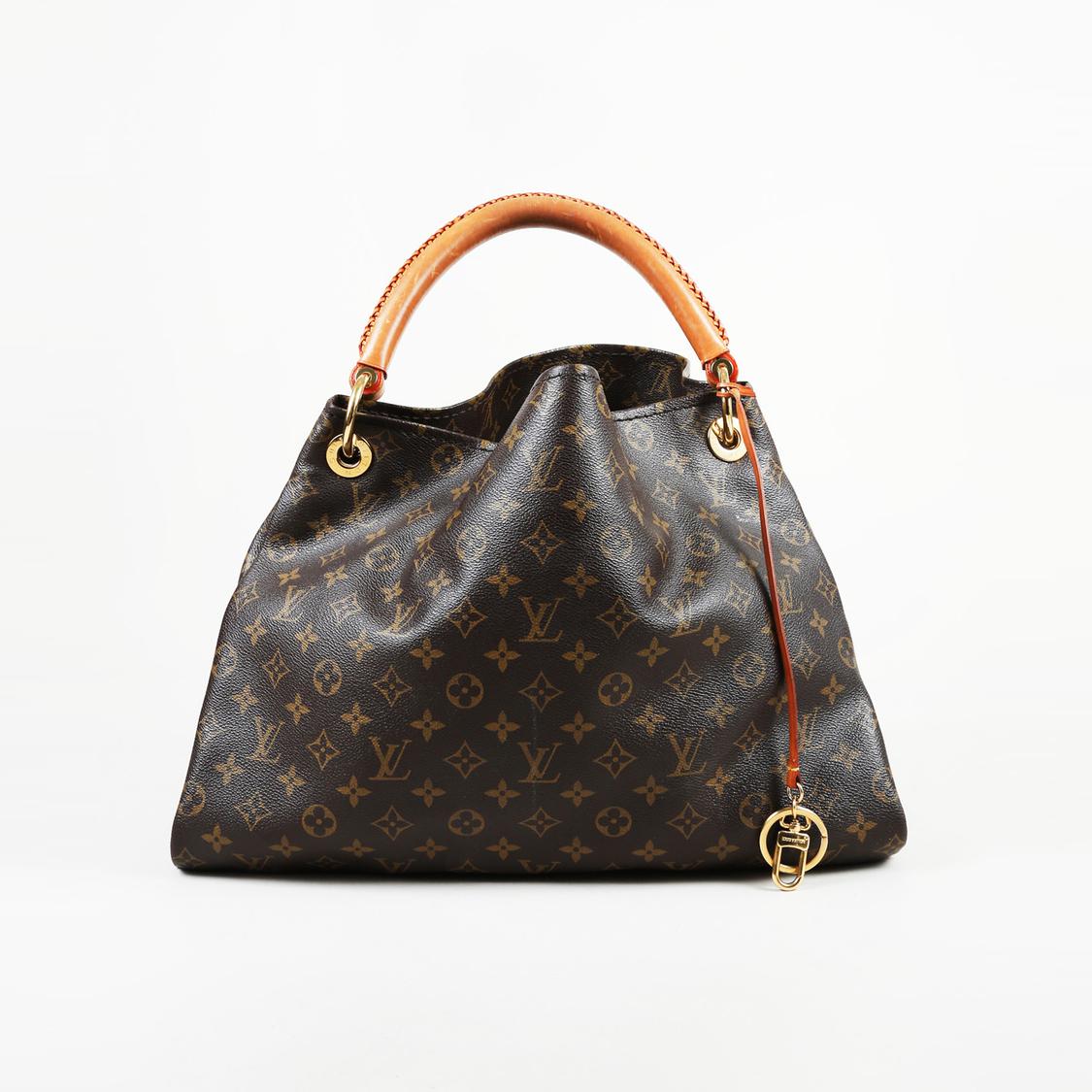 Louis Vuitton Monogram Coated Canvas &quot;artsy Mm&quot; Hobo Bag in Brown - Lyst