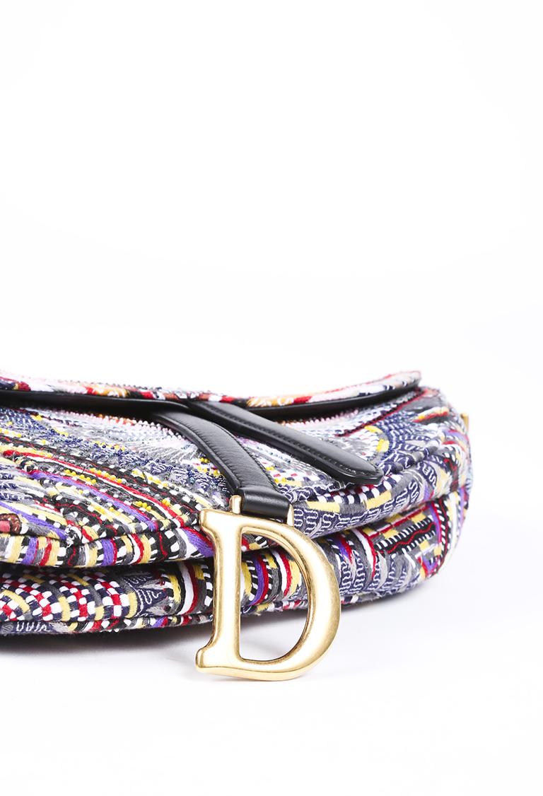 christian dior butterfly saddle bag