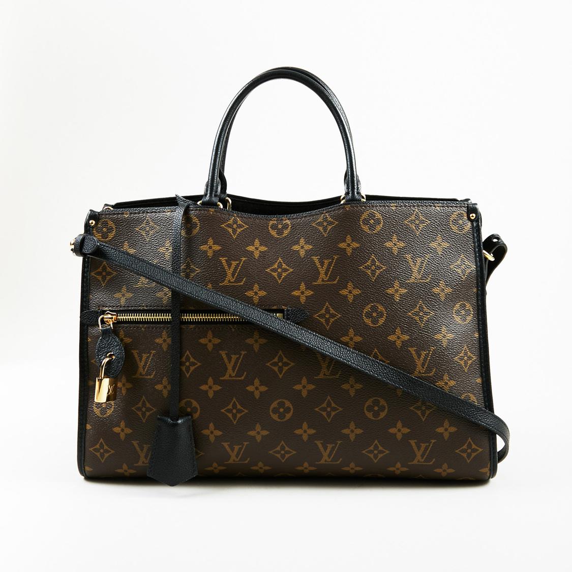 louis vuitton with black handles