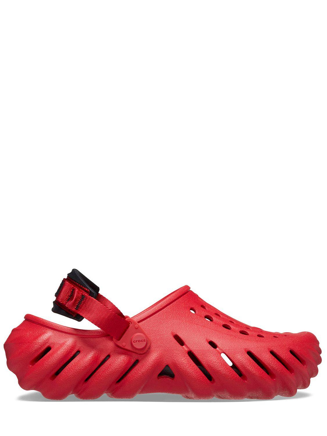 Red crocs best sale mens